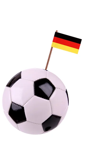 Soccerball or football in Germany — Stock Photo, Image