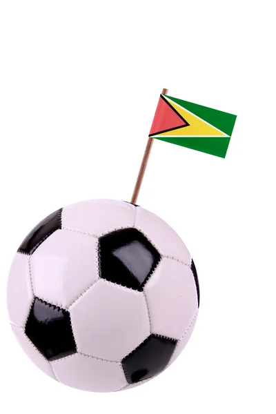 Soccerball of voetbal in guyana — Stockfoto