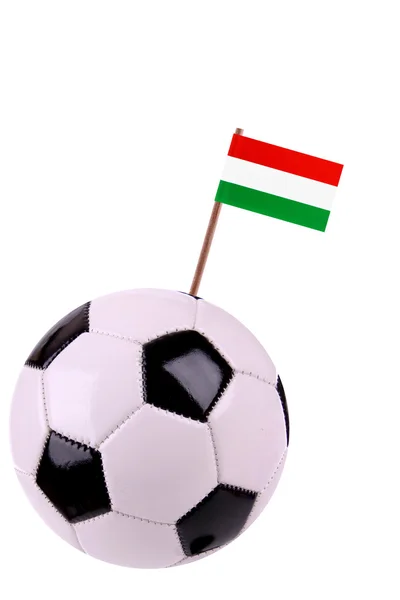 Soccerball or football in Hungary — Stock Photo, Image