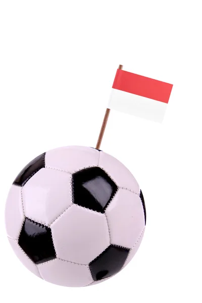 Skórzany lub piłki nożnej w Indonezji — Zdjęcie stockowe