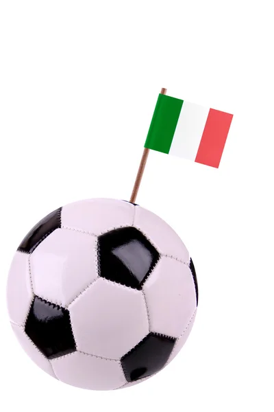 Skórzany lub piłka nożna we Włoszech — Zdjęcie stockowe