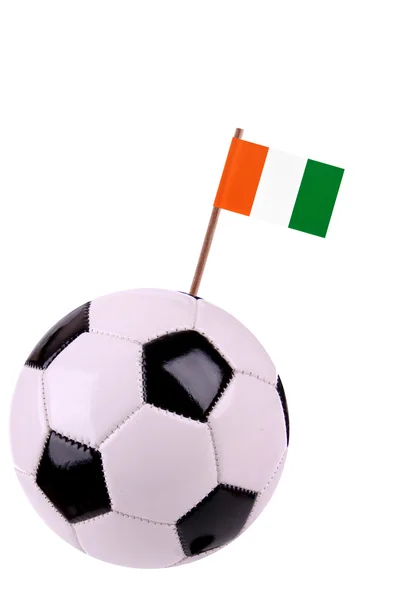 Soccerball nebo fotbalu v Pobřeží slonoviny — Stock fotografie