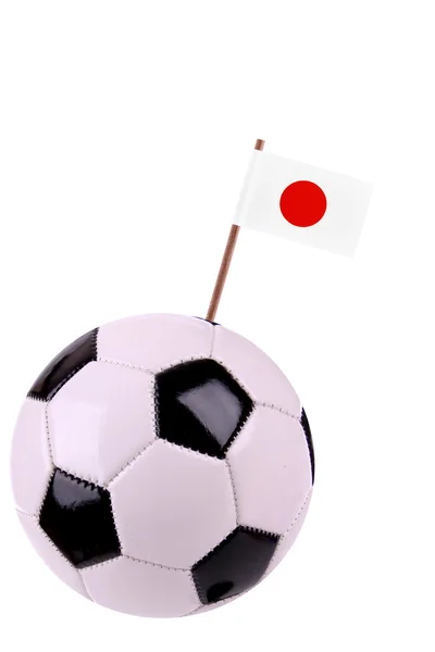 Soccerball or football in Japan — Stock Photo, Image