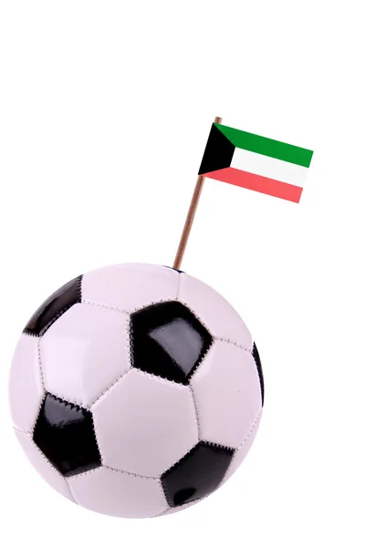 Soccerball またはクウェートのフットボール — ストック写真