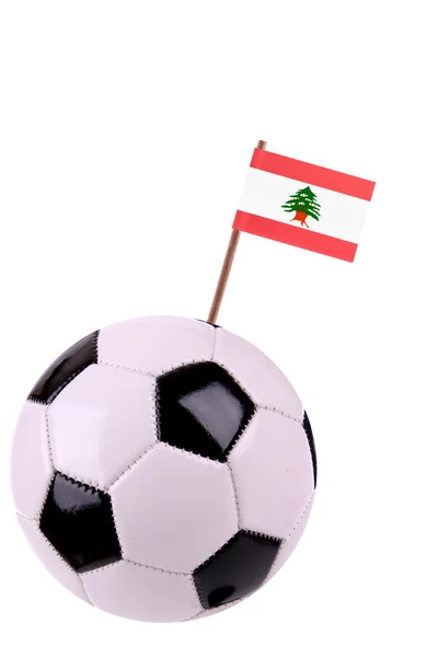 Soccerball またはレバノンのフットボール — ストック写真