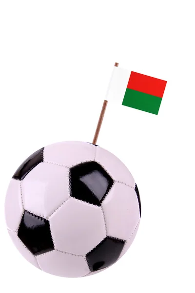 Skórzany lub piłki nożnej w madagaskar — Zdjęcie stockowe
