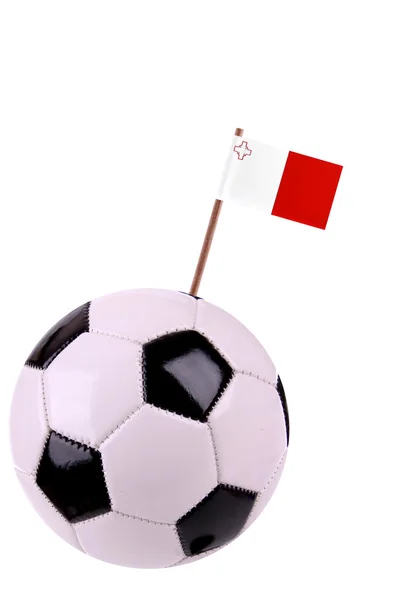 Soccerball or football in Malta — Stock Photo, Image