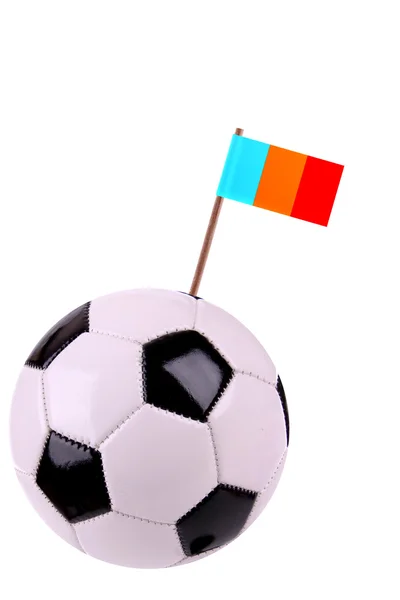 Soccerball eller fotboll i Moldavien — Stockfoto
