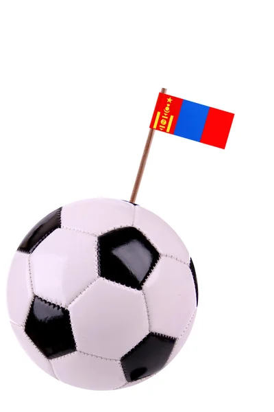 Soccerball nebo fotbalu v Mongolsku — Stock fotografie