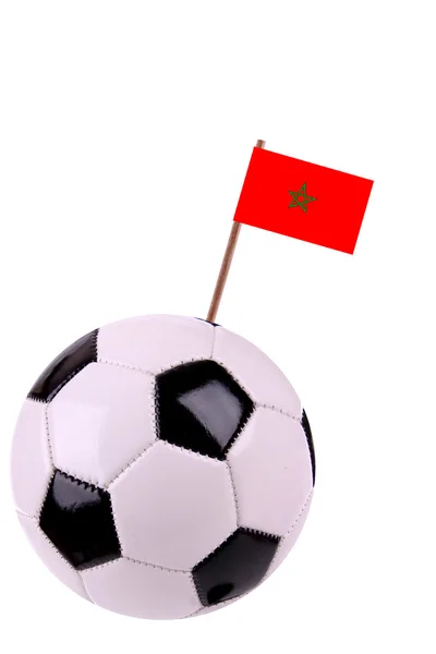 Skórzany lub piłki nożnej w Maroko — Zdjęcie stockowe