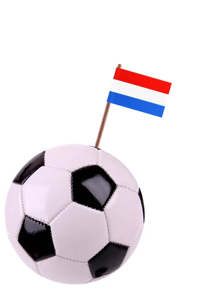 Soccerball nebo fotbalu v Nizozemsku — Stock fotografie