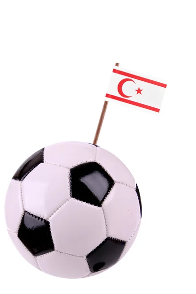 Soccerball of voetbal in Noord-cyprus — Stockfoto