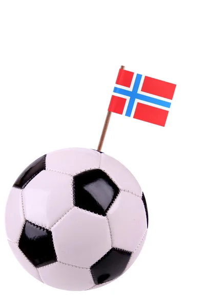 Soccerball またはノルウェーのサッカー — ストック写真