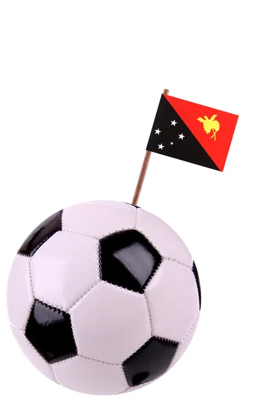 Soccerball or football in Papua New Guinea — Stock Photo, Image