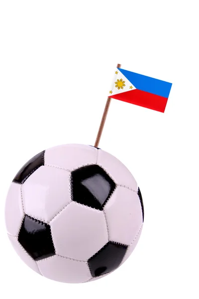 Skórzany lub piłki nożnej w Filipiny — Zdjęcie stockowe