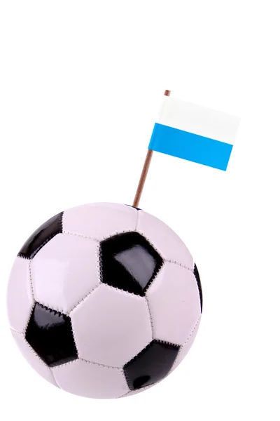 Skórzany lub piłki nożnej w san marino — Zdjęcie stockowe