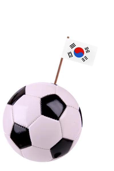 Soccerball or football in South Korea — Stock Photo, Image