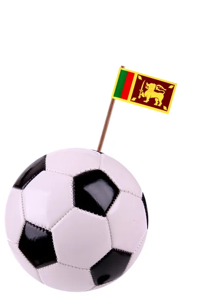 Balón de fútbol o fútbol en sri lanka — Stockfoto