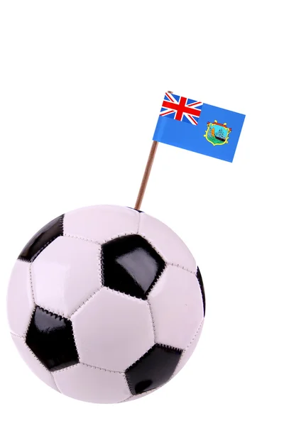 Soccerball of de voetbalbond van Sint-helena — Stockfoto