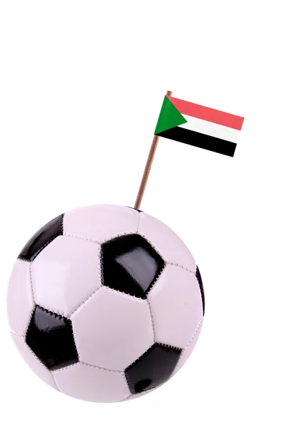 Soccerball of voetbal in Soedan — Stockfoto