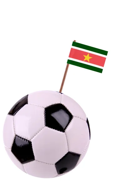 Skórzany lub piłki nożnej w Surinamie — Zdjęcie stockowe
