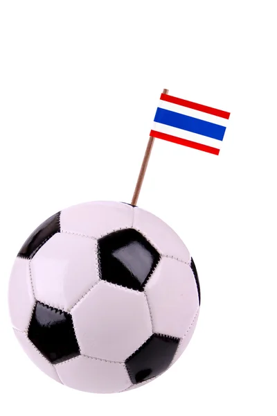 Skórzany lub piłki nożnej w Tajlandii — Zdjęcie stockowe