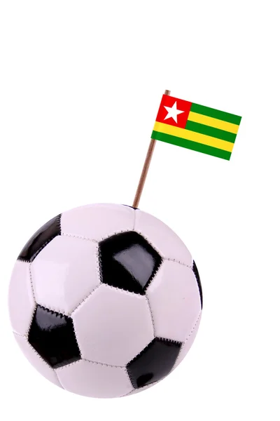 Soccerball or football in Togo — Stock Photo, Image