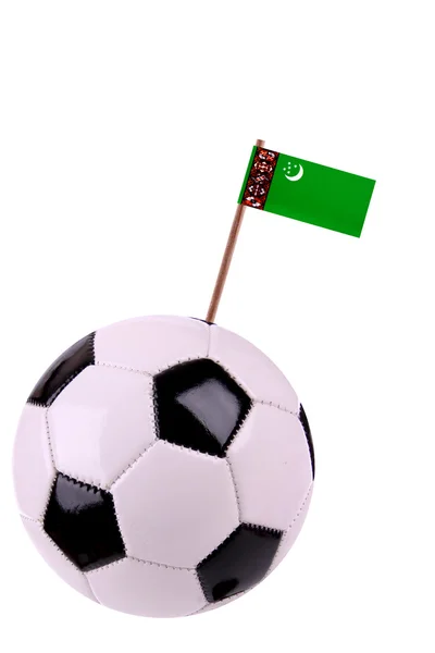 Soccerball nebo fotbalu v Turkmenistánu — Stock fotografie