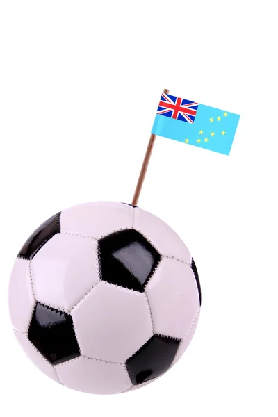 Soccerball nebo fotbalu v tuvalu — Stock fotografie