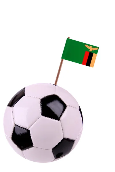 Fútbol o fútbol en Zambia — Foto de Stock