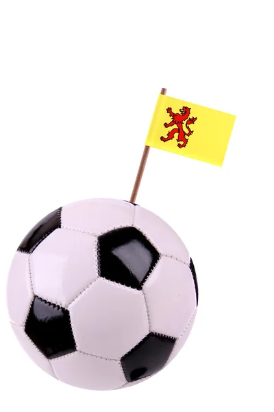 Soccerball nebo fotbalu v regionu zuid holland — Stock fotografie