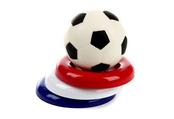 Fotboll galenskap av holland — Stockfoto