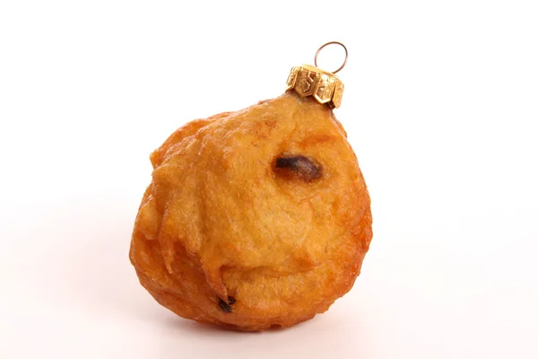 stock image Oliebol as Christmas ball