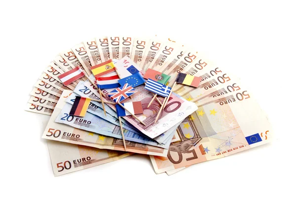 Europeiska pengar kris — Stockfoto