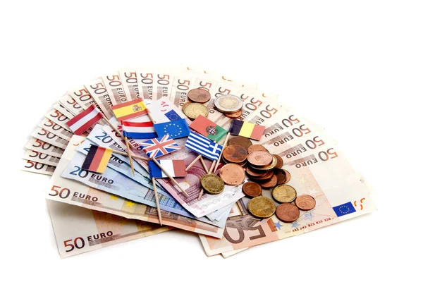 Europeiska pengar kris — Stockfoto