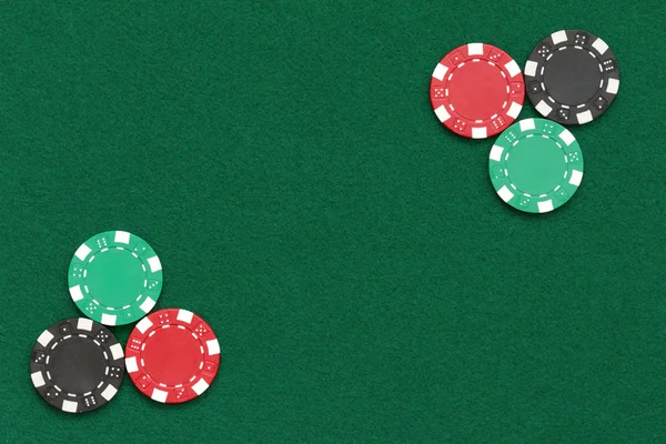 ポーカー用のチップ — ストック写真