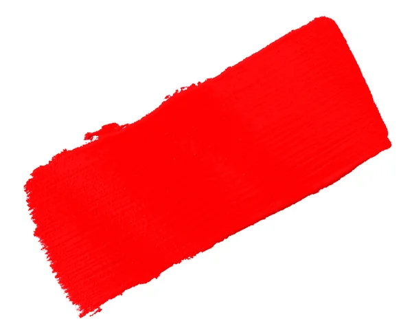 Czerwony próbki farby — Zdjęcie stockowe