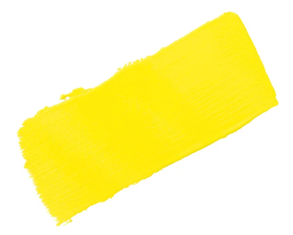 Yellow sample paint — Stock Photo, Image