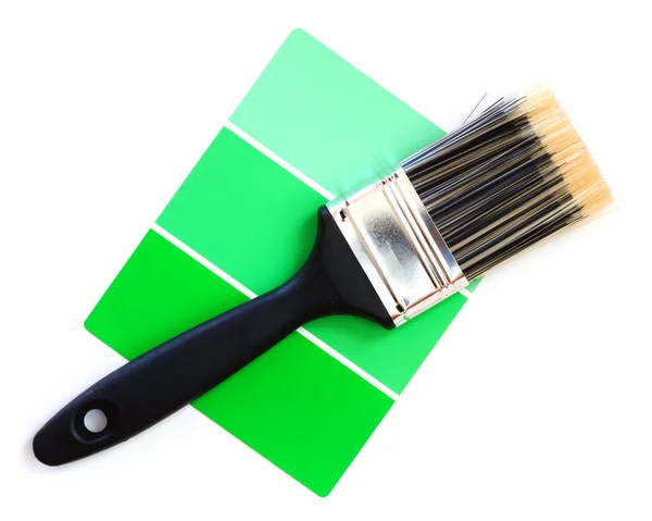 Green color swatch — Stock Photo, Image