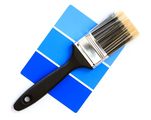 Blauer Farbtupfer — Stockfoto