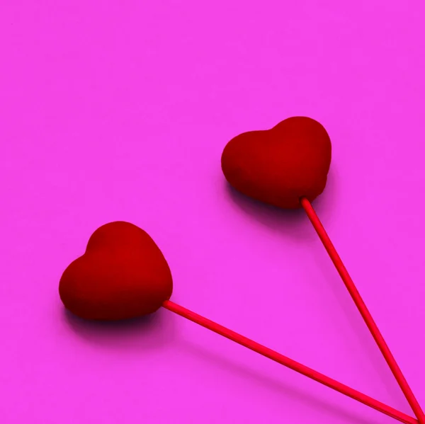 Två hjärtan — Stockfoto
