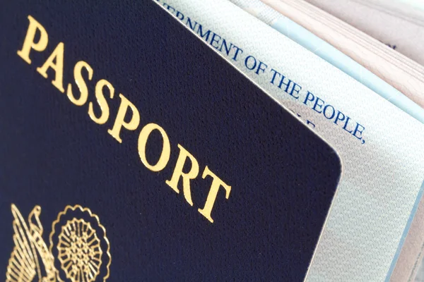 Nosotros pasaporte —  Fotos de Stock