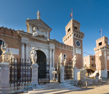 Venice Arsenal and Naval Museum entrance clipart