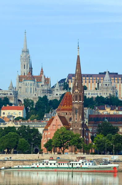Утренний вид Будапешта . — стоковое фото