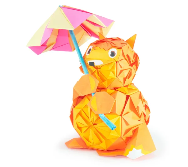 Paper fox — Stock Photo, Image