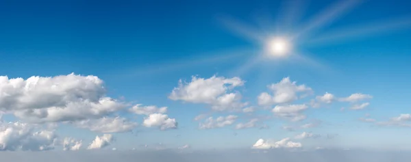 stock image Blue sky panorama