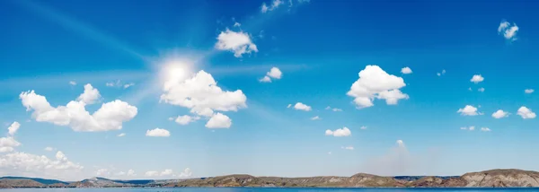 Blue sky panorama — Stock Photo, Image