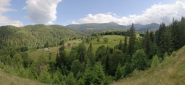 Mountain valley panoram — Stock Photo, Image