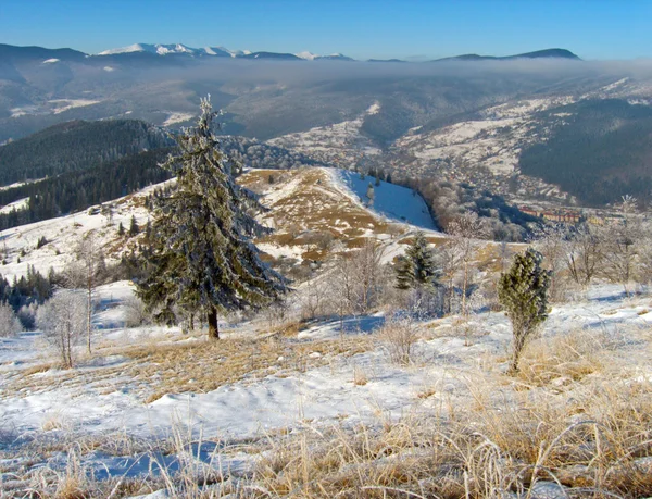 Zimowy krajobraz (11) — Zdjęcie stockowe