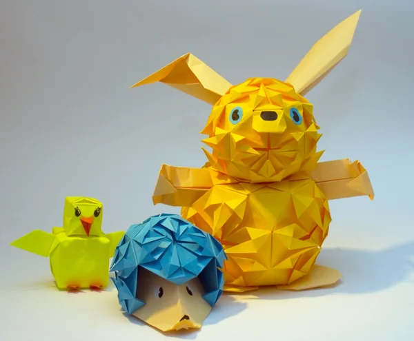 Origami samenstelling — Stockfoto